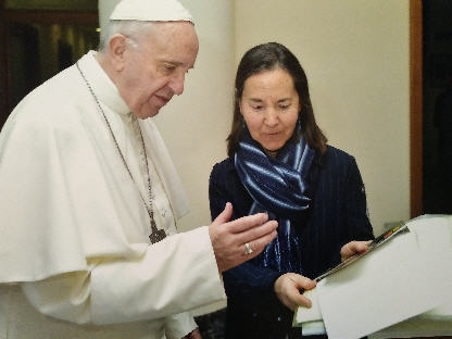 Foto con el Papa